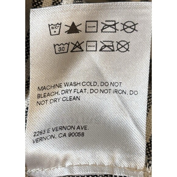 Reformation Black and White Striped Women Shorts - Picture 9 of 9